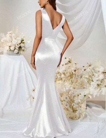 Rochie de ocazie și bridal Shein, alb