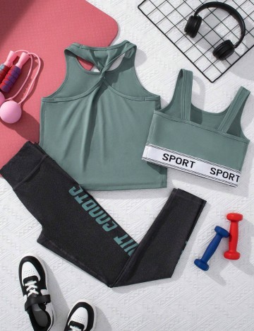 Compleu sport Shein, mix culori