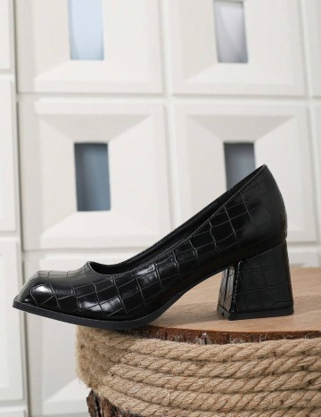 Pantofi cu toc Shein, negru