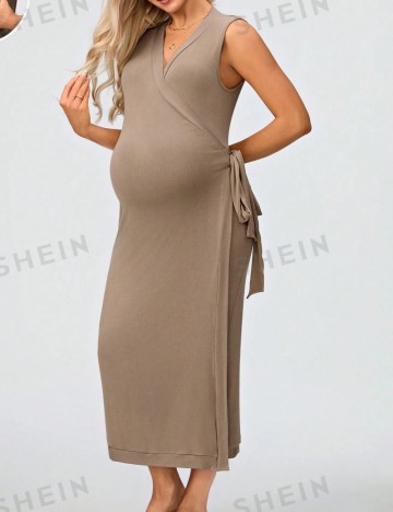 Rochie maxi Shein, crem