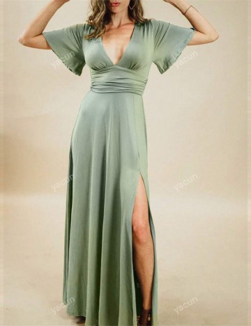 Rochie maxi Shein, verde