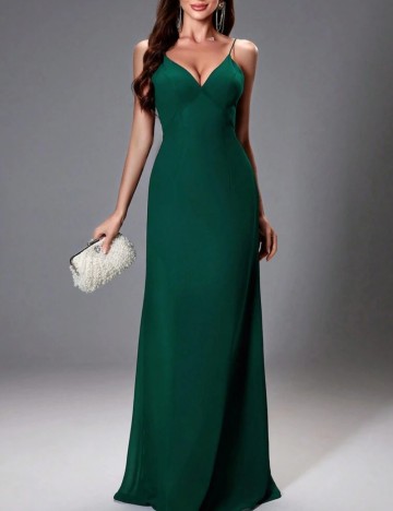 Rochie maxi Shein, verde