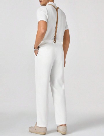 Pantaloni Shein, alb