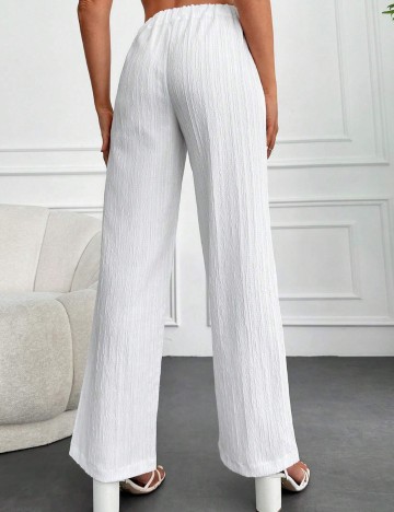 Pantaloni Shein, alb