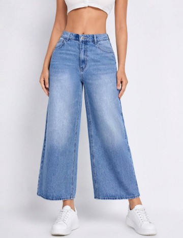 Jeans Shein, albastru