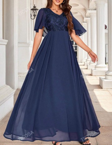 Rochie maxi Shein, bleumarin