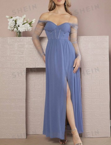 Rochie maxi Shein, albastru