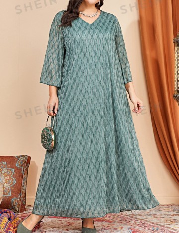 Rochie maxi Shein, verde