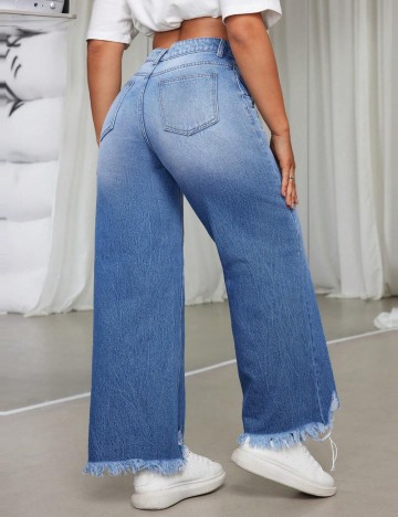 Jeans Shein, albastru