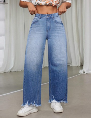 Jeans Shein, albastru