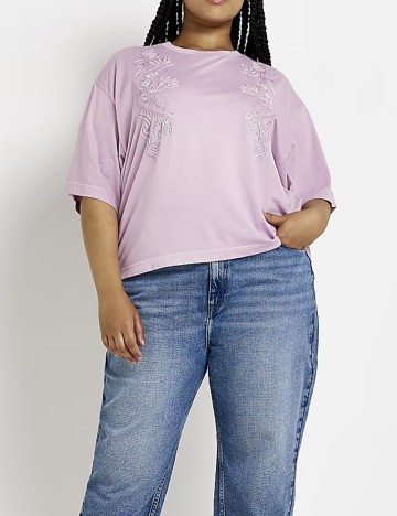 Tricou River Island, lila