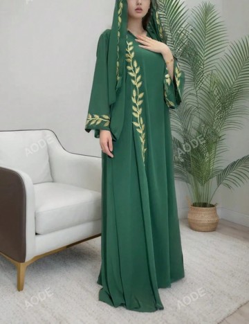 Rochie maxi Shein, verde