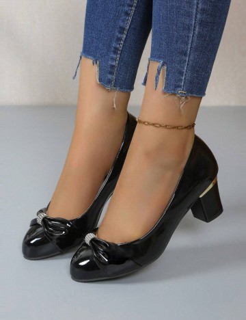 Pantofi cu toc Shein, negru