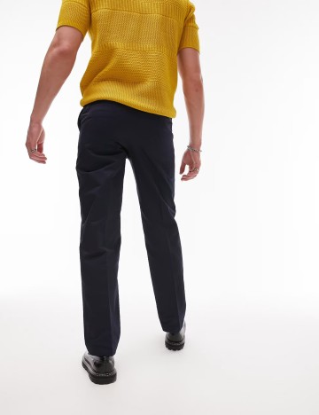 Pantaloni Topman, albastru