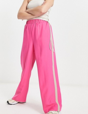 Pantaloni ASOS, roz