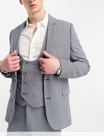 Sacou ASOS, albastru