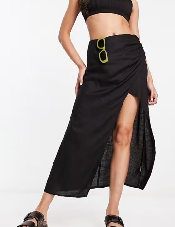 Fustă maxi ASOS, negru