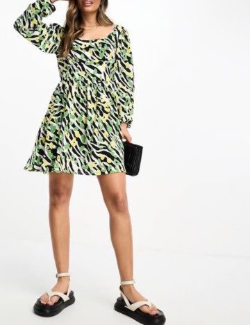 Rochie mini ASOS, mix culori