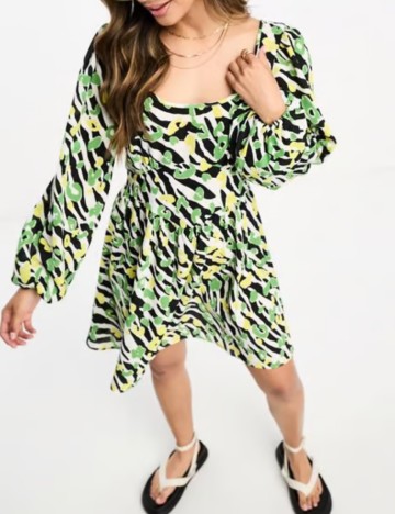 Rochie mini ASOS, mix culori