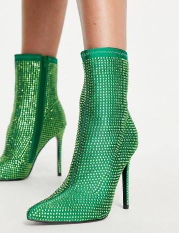 Botine ASOS, verde