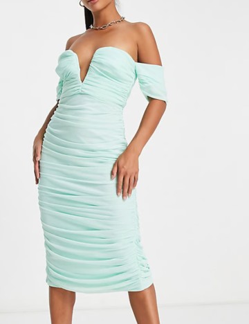 Rochie de ocazie ASOS, verde