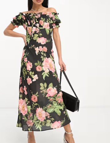 Rochie maxi ASOS, mix culori