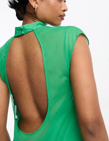 Rochie midi ASOS, verde
