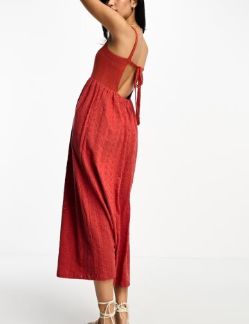 Rochie midi ASOS, roșu