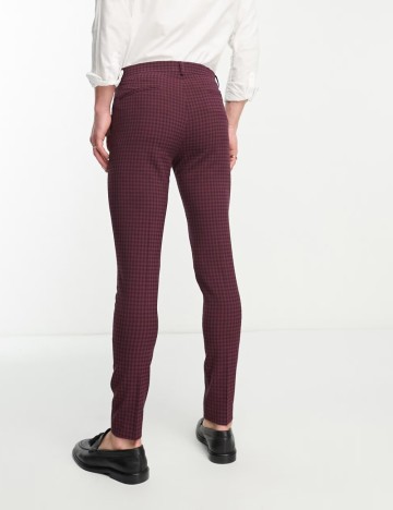 Pantaloni ASOS, vișiniu