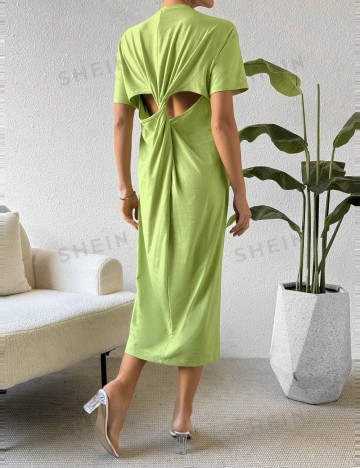 Rochie midi Shein, verde