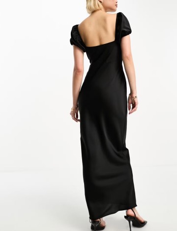 Rochie maxi 4TH+RECKLESS, negru