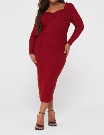 Rochie midi V by Very, vișiniu