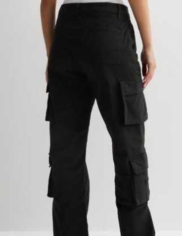 Pantaloni cargo New look, negru