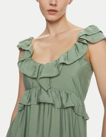 Rochie maxi Vero Moda, verde