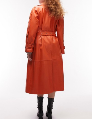 Trench Topshop, portocaliu