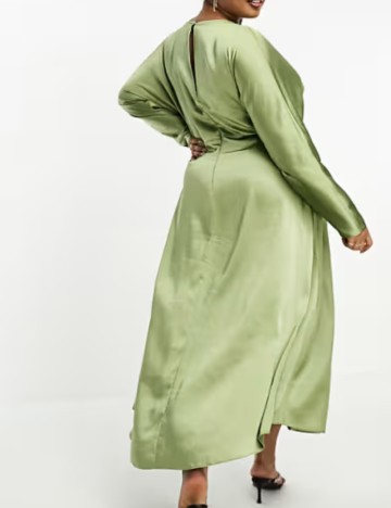 Rochie maxi ASOS, verde