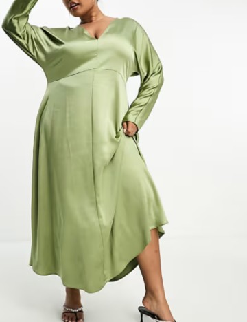 Rochie maxi ASOS, verde