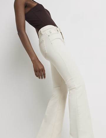 Jeans River Island, crem