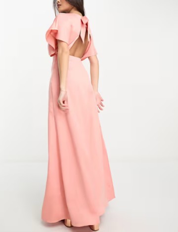 Rochie maxi ASOS, roz