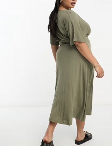 Rochie maxi ASOS, kaki