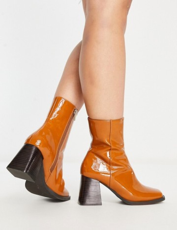 Botine ASOS, maro