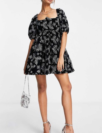 Rochie mini ASOS, mix culori