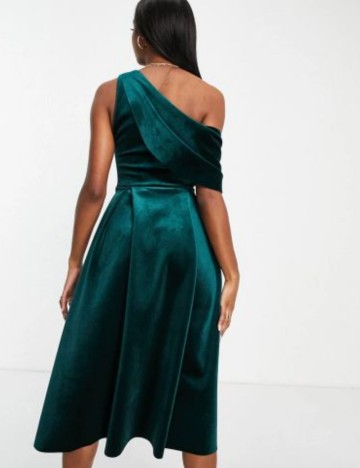 Rochie midi ASOS, verde