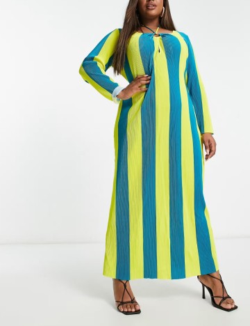 Rochie maxi SOMETHING NEW, mix culori