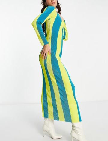 Rochie maxi SOMETHING NEW, mix culori