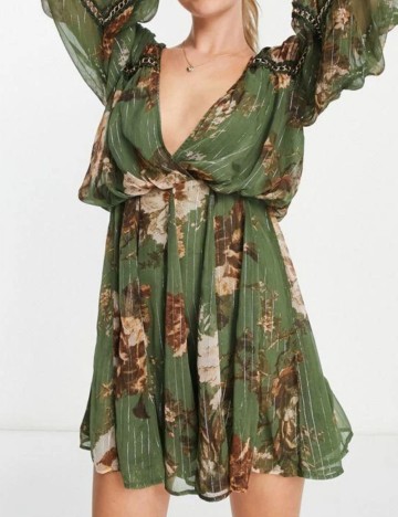 Rochie mini ASOS, verde