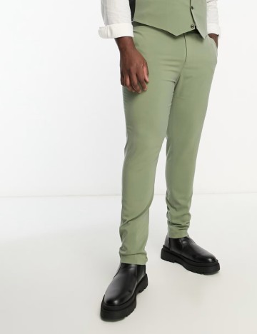 Pantaloni Casual ASOS, verde