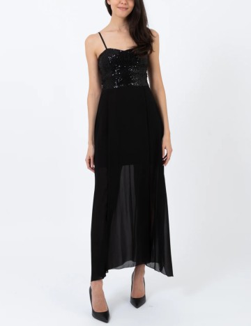 Rochie maxi Nuna Lie, negru