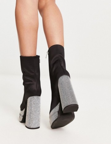 Botine ASOS, negru