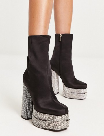 Botine ASOS, negru